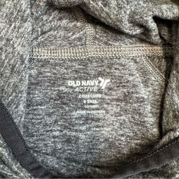 Old Navy Active Women Cozecore Cropped Scuba Hoodie Grey Gray S SM Small ST TALL - Picture 12 of 16